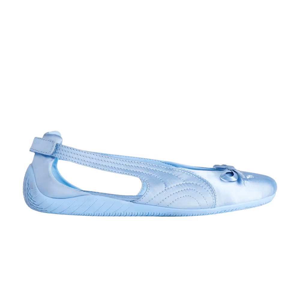 Balenciaga x Women's Speedcat Ballet Satin Light Blue