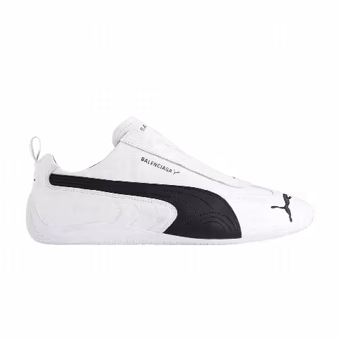 Balenciaga x Speedcat Leather 'White Black'