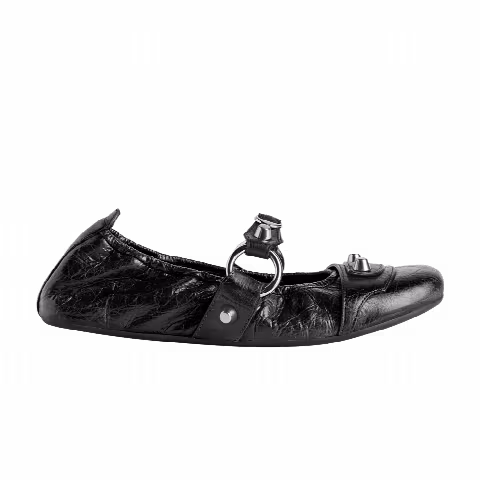 Balenciaga Wmns City Ballerina 'Black Silver'