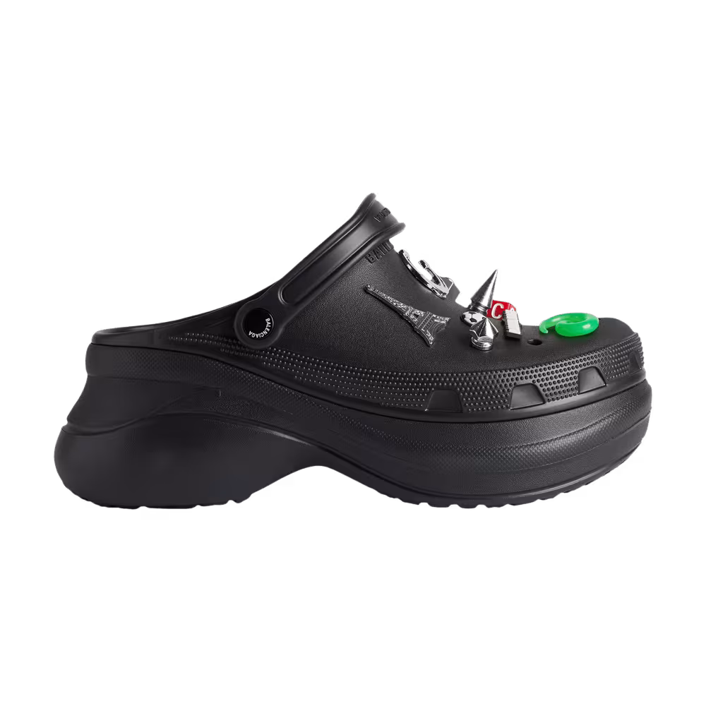 Crocs x Balenciaga Mule Jibbitz Black