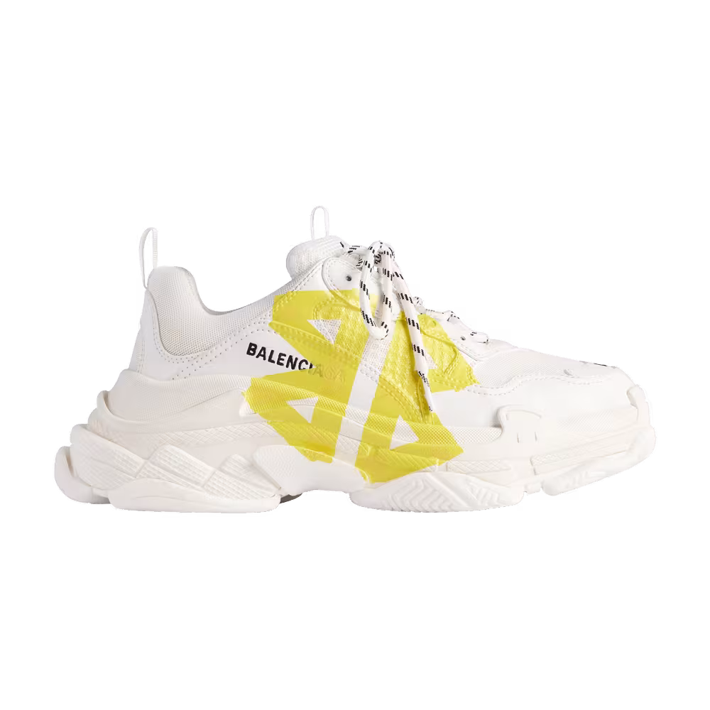 Balenciaga Triple S Sneaker Tape Type - White Yellow