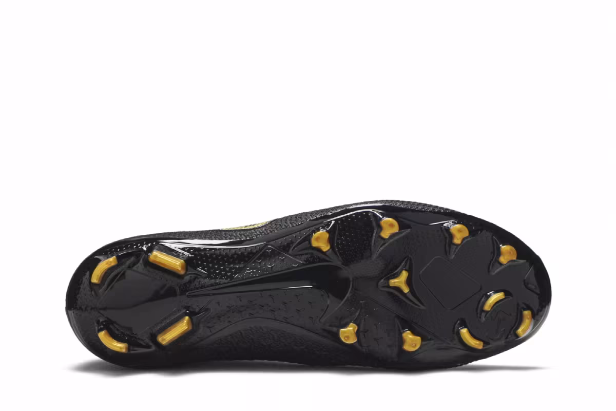Nike Phantom Vision Elite DF FG Black Metallic Vivid Gold, view 5