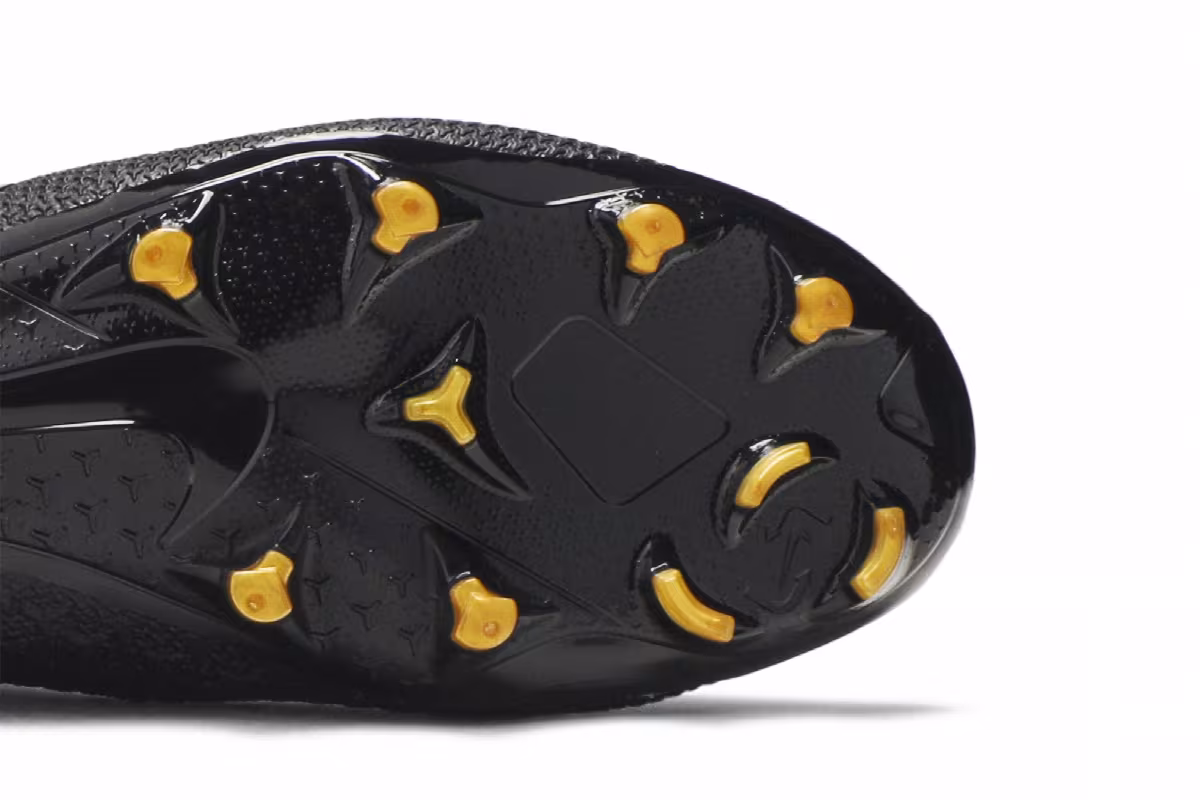 Nike Phantom Vision Elite DF FG Black Metallic Vivid Gold, view 6