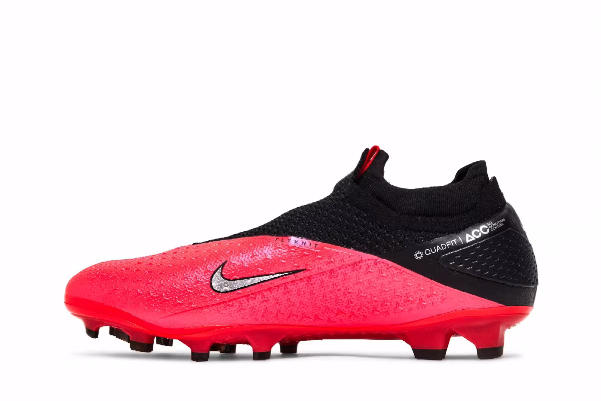 Nike Phantom Vision 2 Elite DF FG Laser Crimson Black, view 4