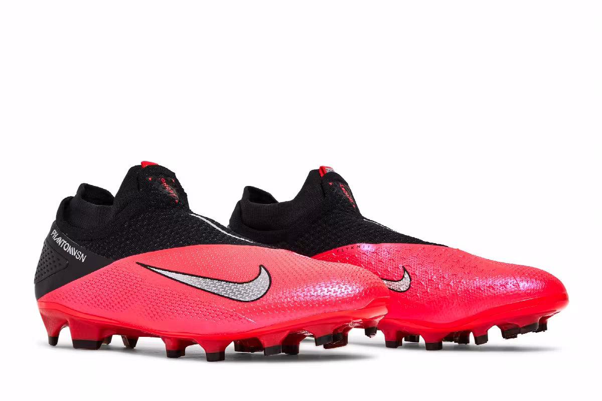 Nike Phantom Vision 2 Elite DF FG Laser Crimson Black, view 9