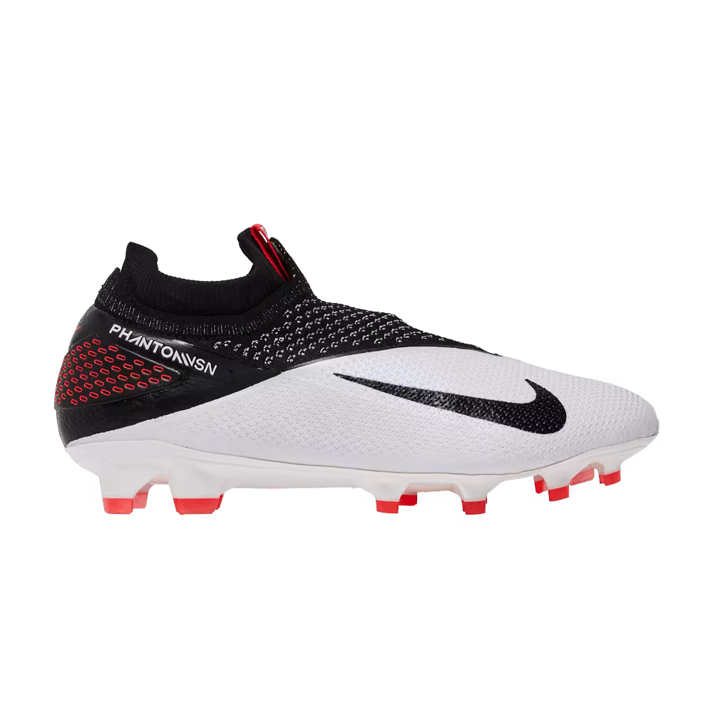 Nike Phantom Vision 2 Elite DF FG White Laser Crimson Black