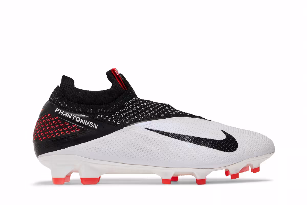 Nike Phantom Vision 2 Elite DF FG White Laser Crimson Black, view 2
