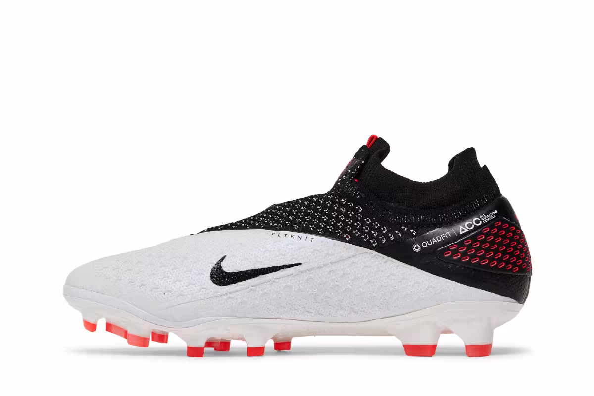 Nike Phantom Vision 2 Elite DF FG White Laser Crimson Black, view 4