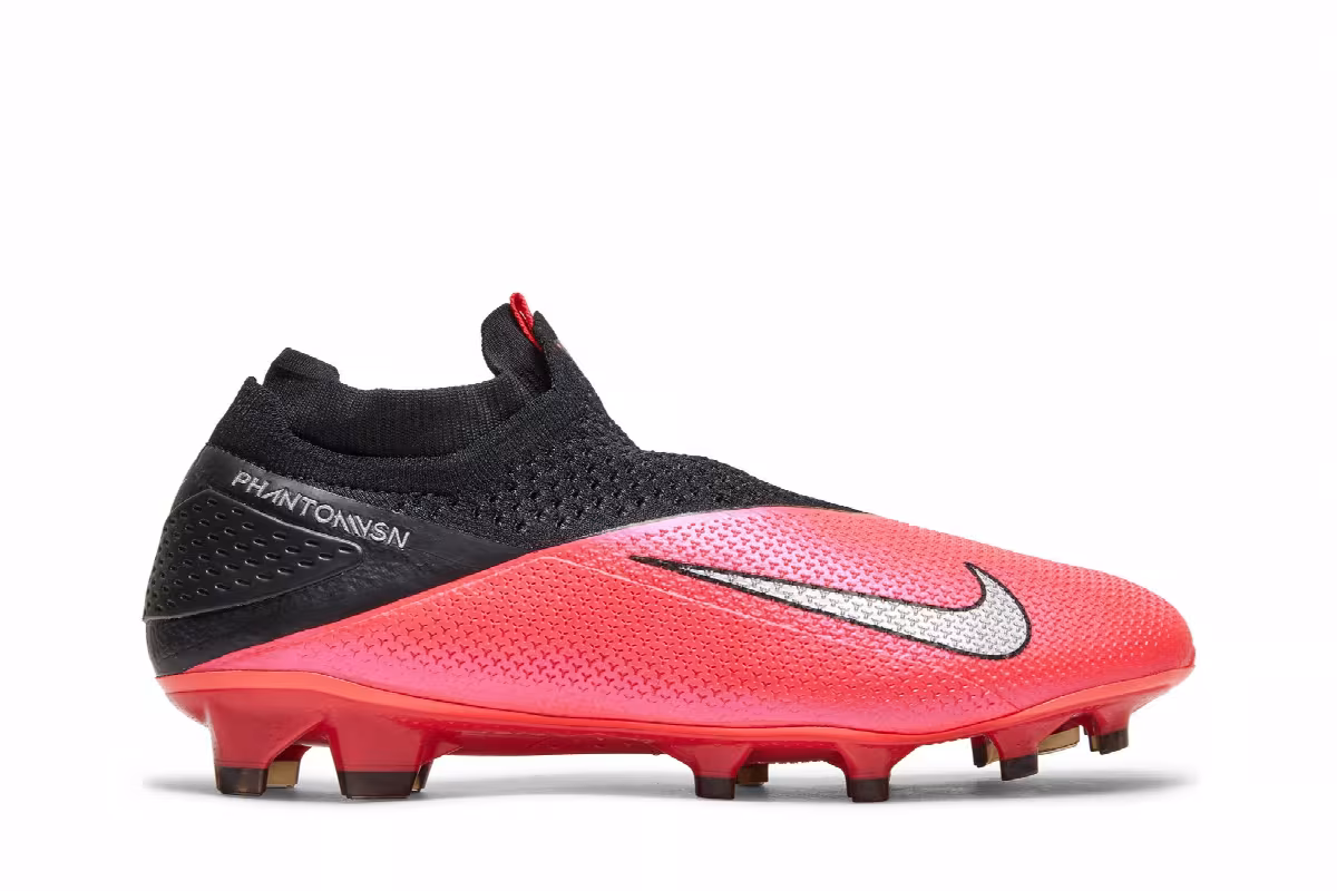 Nike Phantom Vision 2 Elite Dynamic Fit FG Laser Crimson Black, view 2