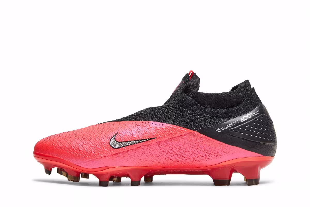 Nike Phantom Vision 2 Elite Dynamic Fit FG Laser Crimson Black, view 4