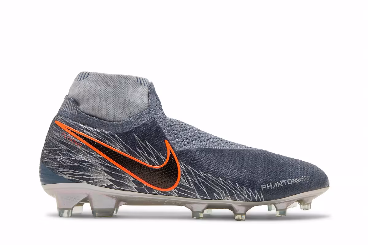Nike Phantom Vision Elite DF FG Wolf Grey Armory Blue, view 2