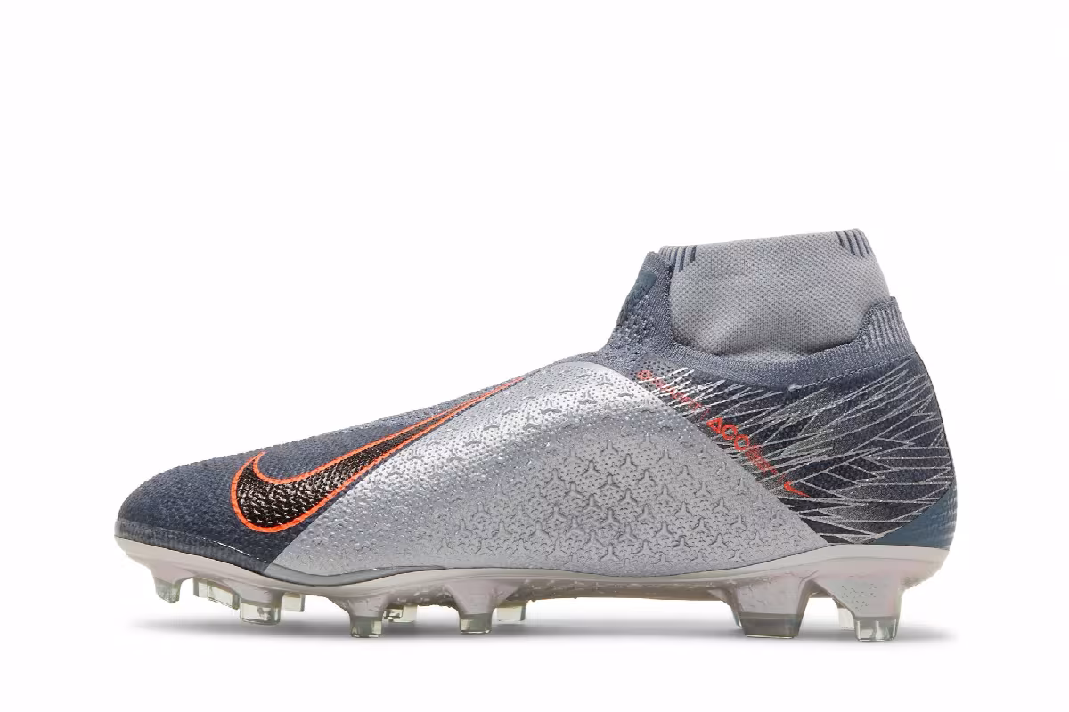 Nike Phantom Vision Elite DF FG Wolf Grey Armory Blue, view 4