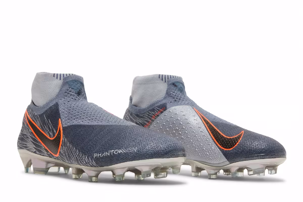 Nike Phantom Vision Elite DF FG Wolf Grey Armory Blue, view 9