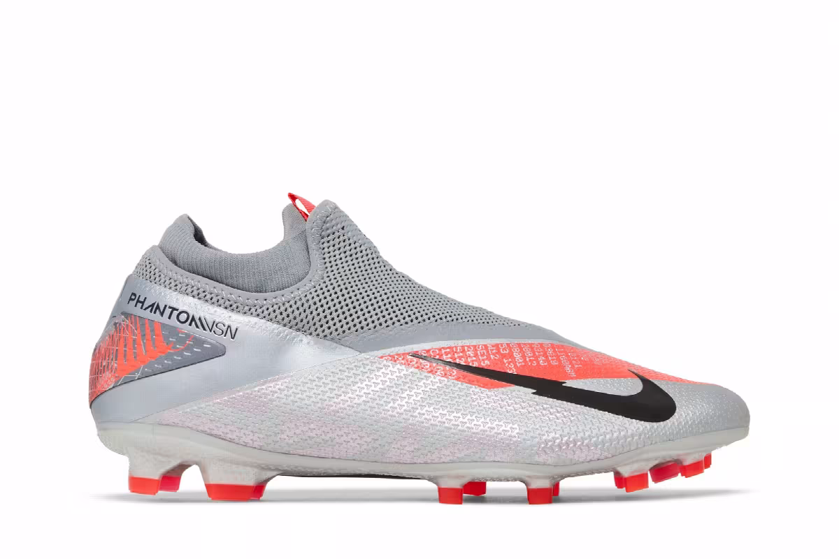 Nike Phantom Vision 2 Pro DF FG Metallic Bomber Grey, view 2