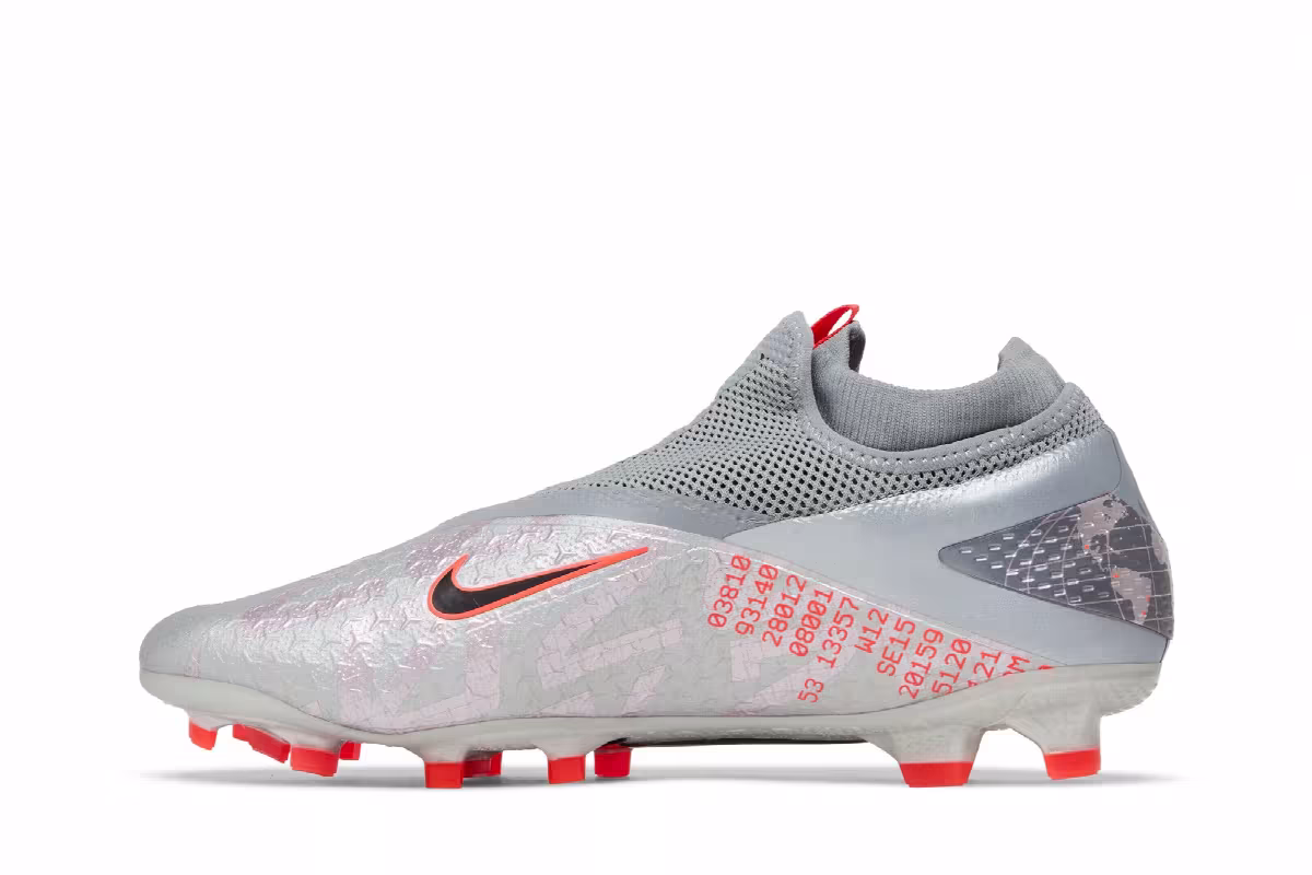 Nike Phantom Vision 2 Pro DF FG Metallic Bomber Grey, view 4