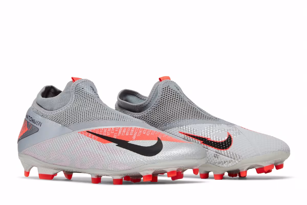 Nike Phantom Vision 2 Pro DF FG Metallic Bomber Grey, view 9