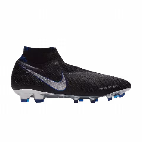 Nike Phantom Vision Elite DF FG ACC 'Black Metallic Silver'