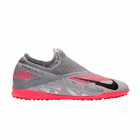 Nike Phantom Vision 2 Academy DF TF 'Metallic Grey Crimson'