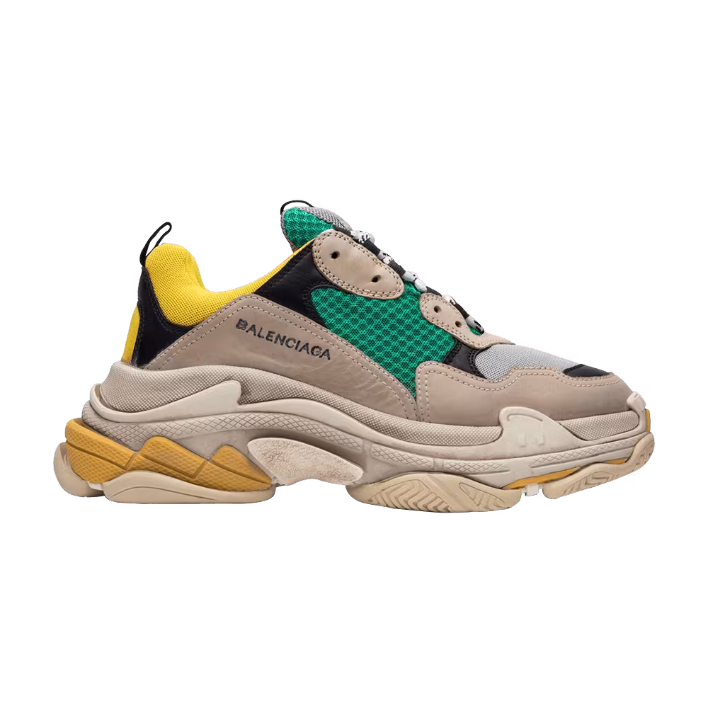 Balenciaga Triple S Sneaker Green Yellow 2018