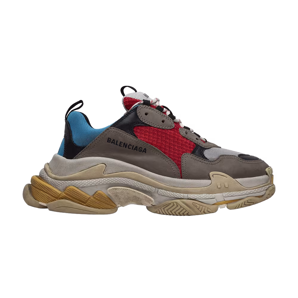 Balenciaga Triple S Sneaker Blue Red 2018