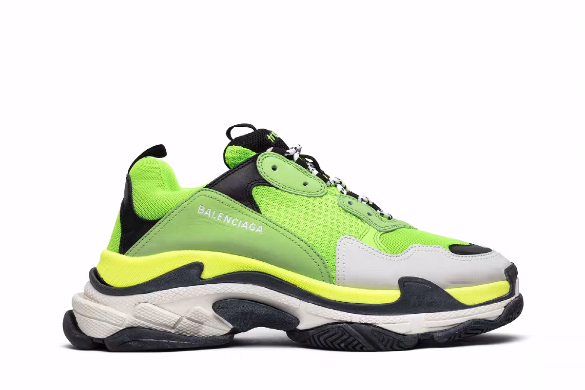 Balenciaga Triple S Sneaker Very Fluo, view 2