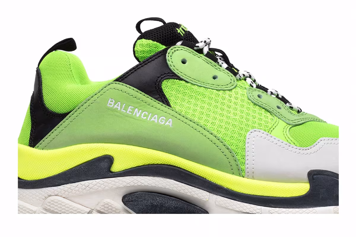 Balenciaga Triple S Sneaker Very Fluo, view 3