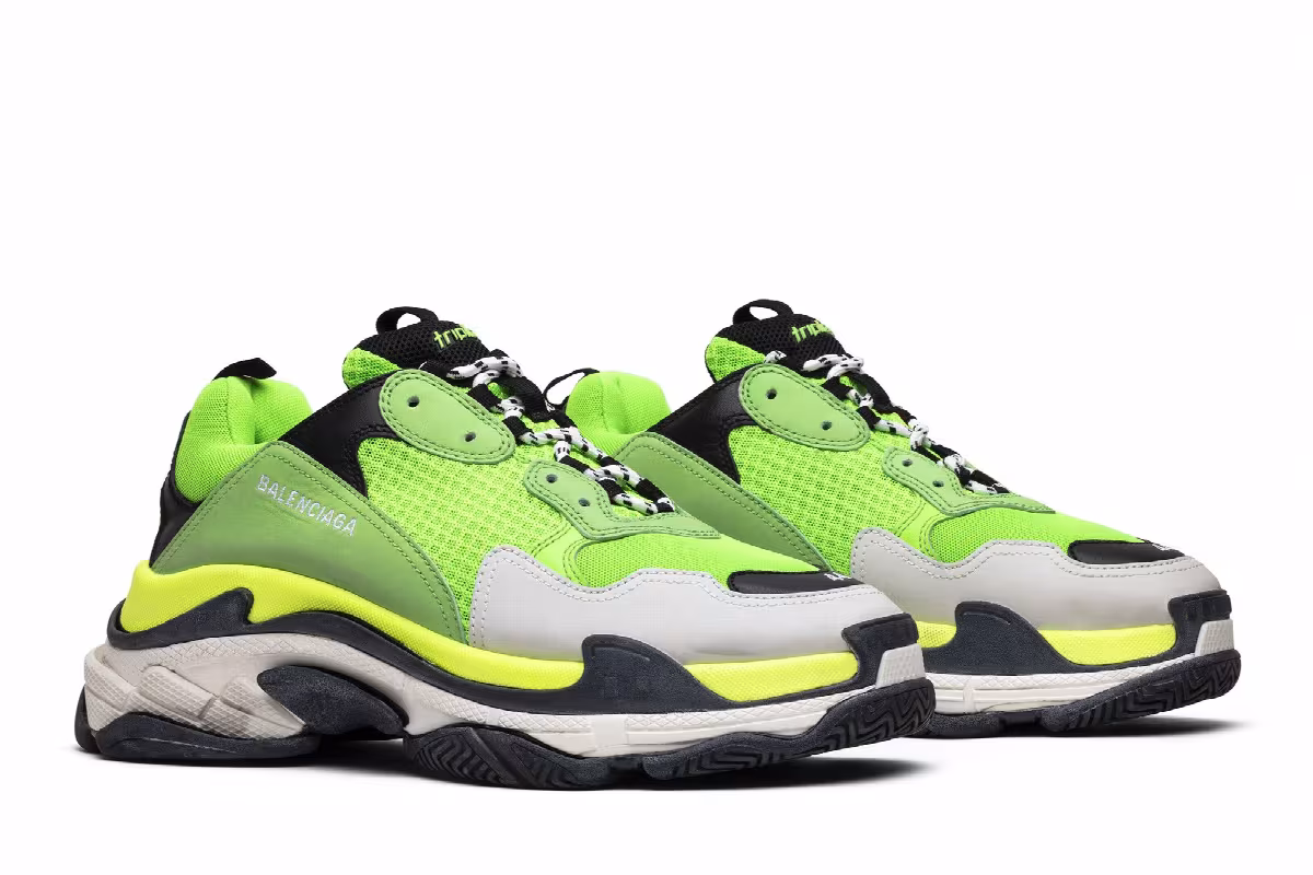 Balenciaga Triple S Sneaker Very Fluo, view 9