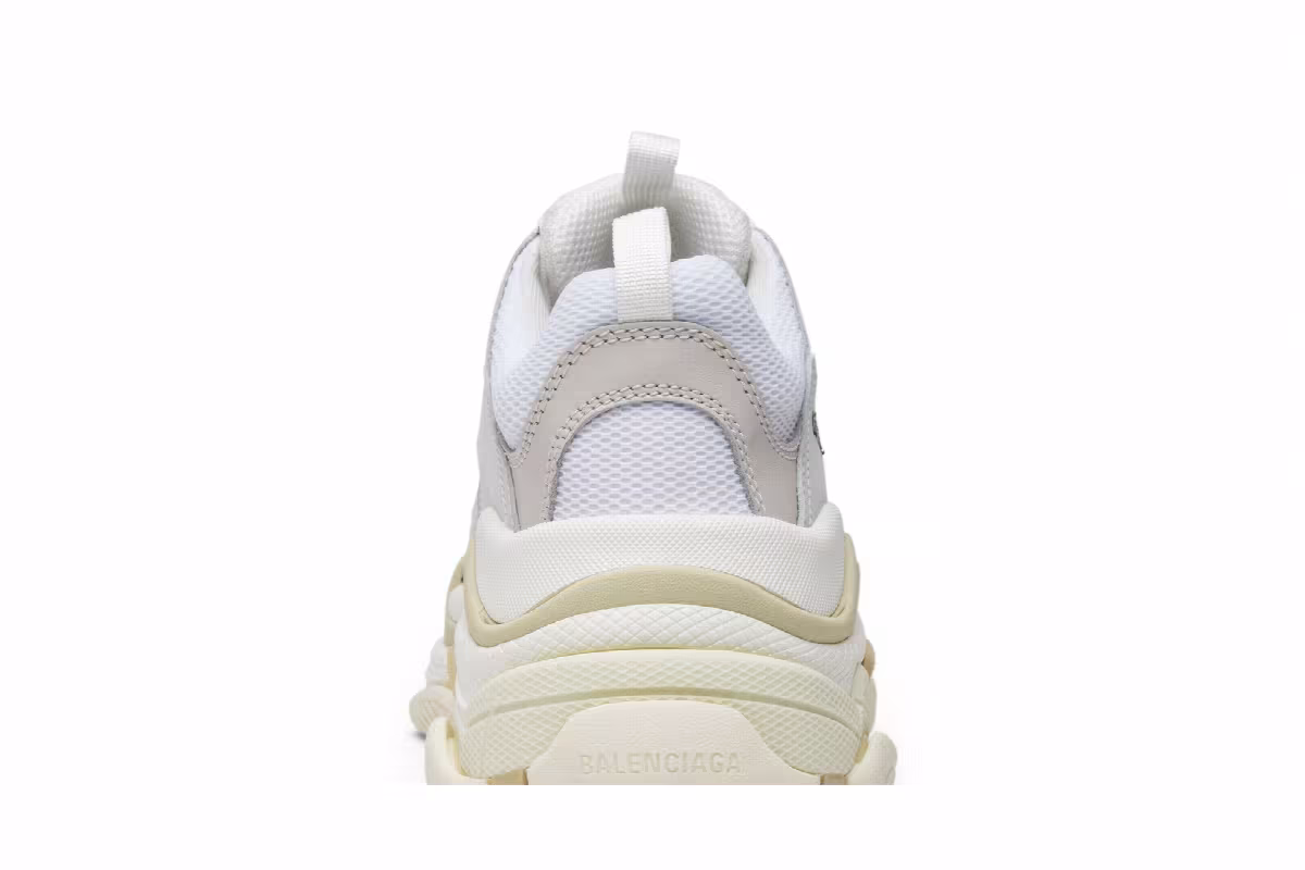 Balenciaga Women's Triple S Trainer White, view 8