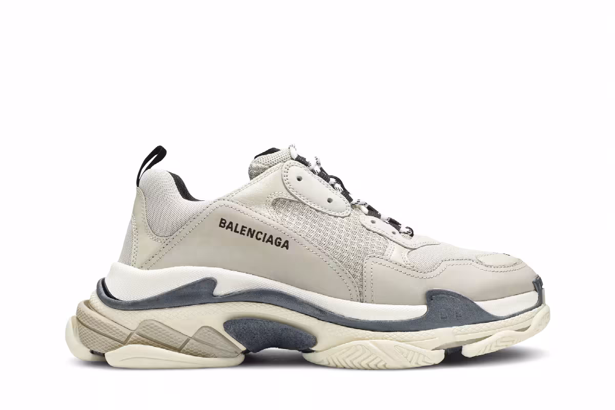 Balenciaga Triple S Sneaker Vanille, view 2