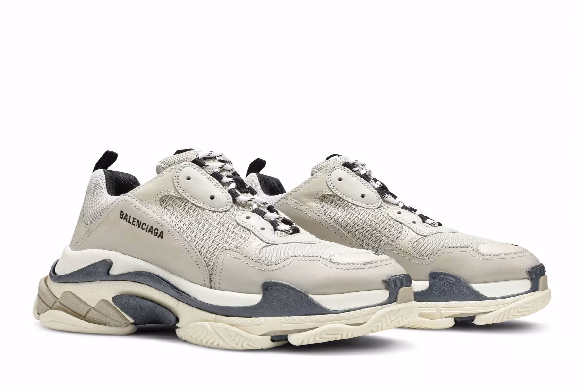 Balenciaga Triple S Sneaker Vanille, view 9