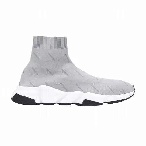 Balenciaga Logo Speed Trainer 'Reflective Grey'