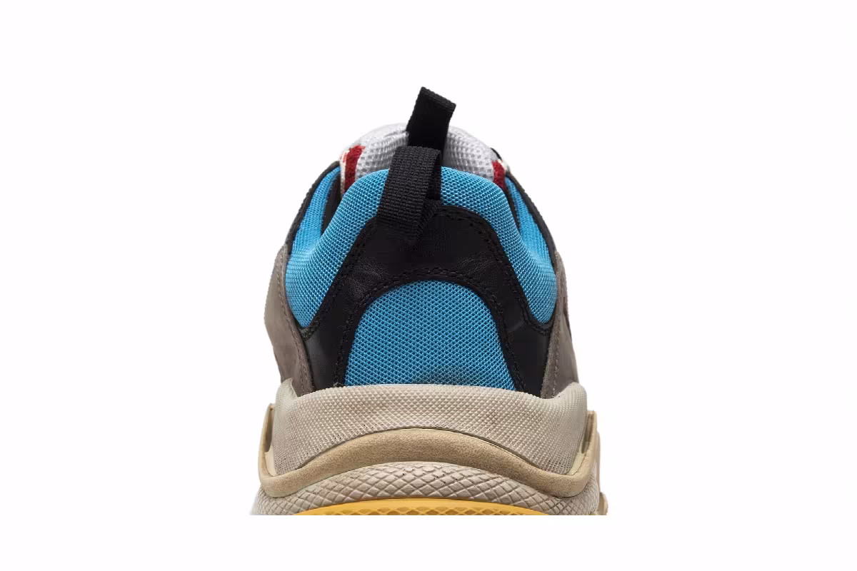 Balenciaga Triple S Sneaker Blue Red 2018, view 8