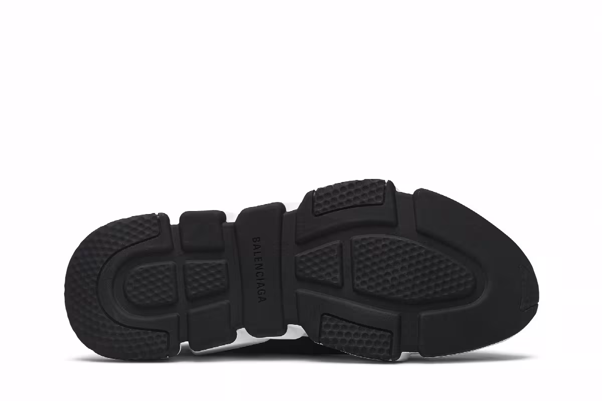 Balenciaga Speed Sneaker Black White 2018, view 5