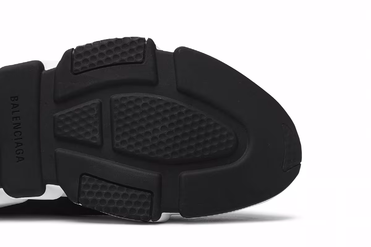 Balenciaga Speed Sneaker Black White 2018, view 6