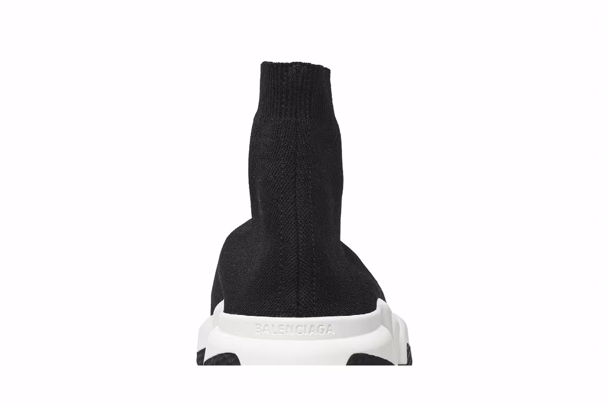 Balenciaga Speed Sneaker Black White 2018, view 8