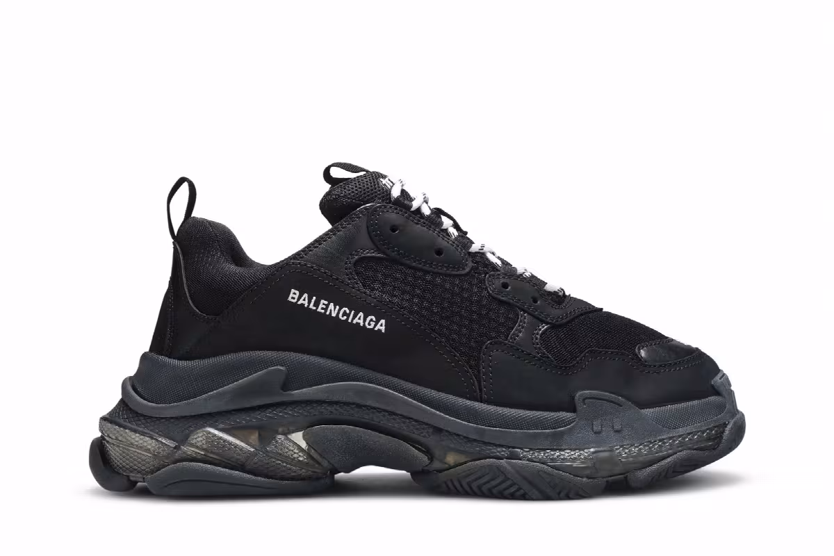Balenciaga Triple S Sneaker Triple Black 2019, view 2