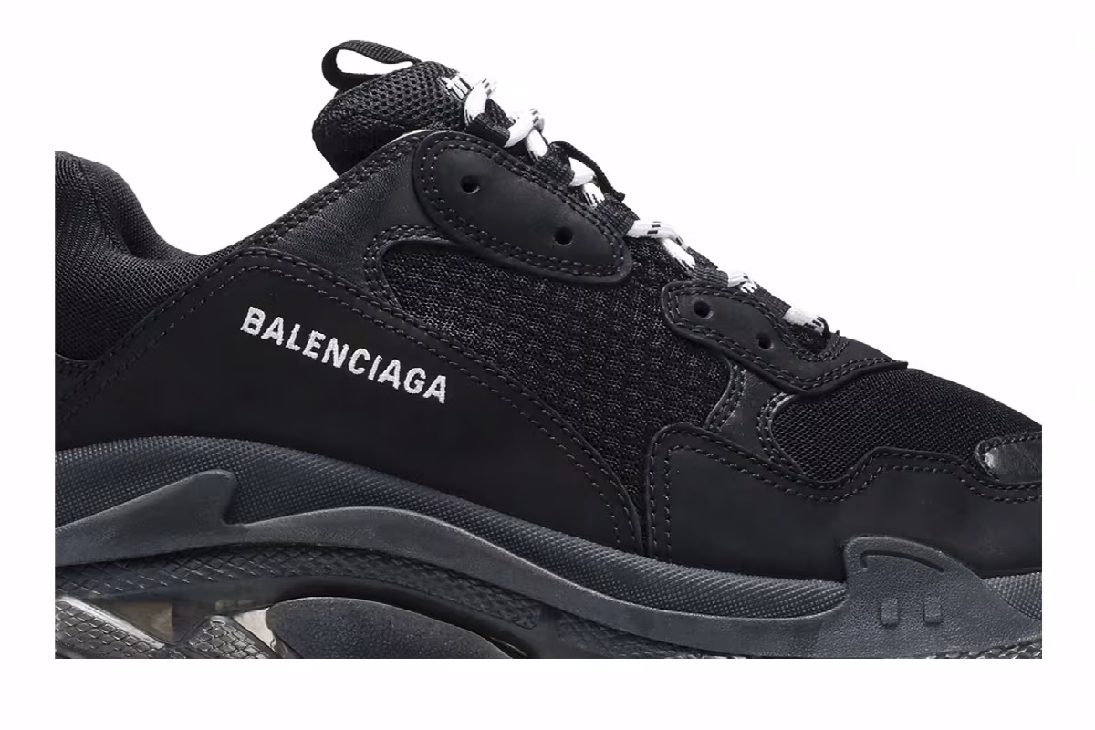 Balenciaga Triple S Sneaker Triple Black 2019, view 3