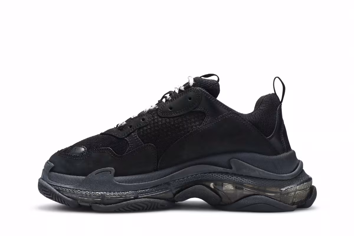 Balenciaga Triple S Sneaker Triple Black 2019, view 4