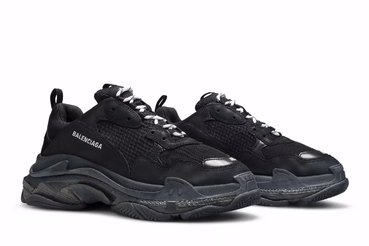 Balenciaga Triple S Sneaker Triple Black 2019, view 9