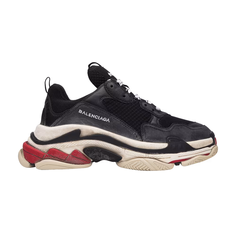 Balenciaga Triple S Sneaker Black Red