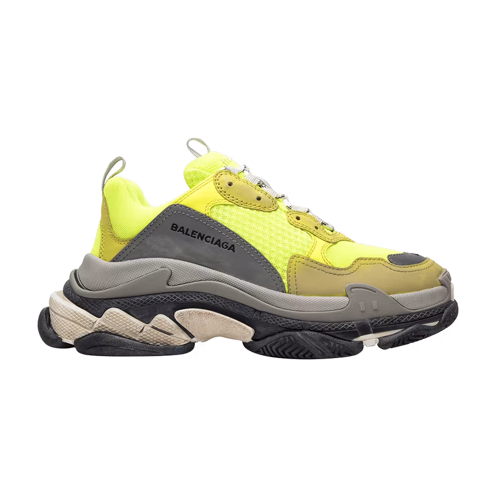 Balenciaga Triple S Sneaker Yellow 2017