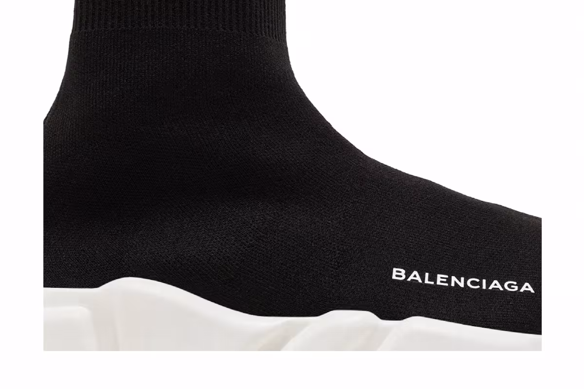 Balenciaga Speed Trainer Mid Black, view 3