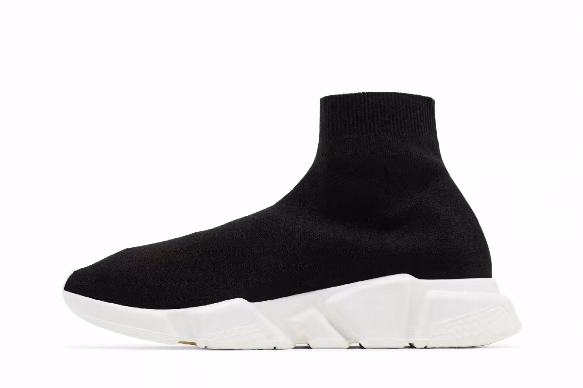 Balenciaga Speed Trainer Mid Black, view 4