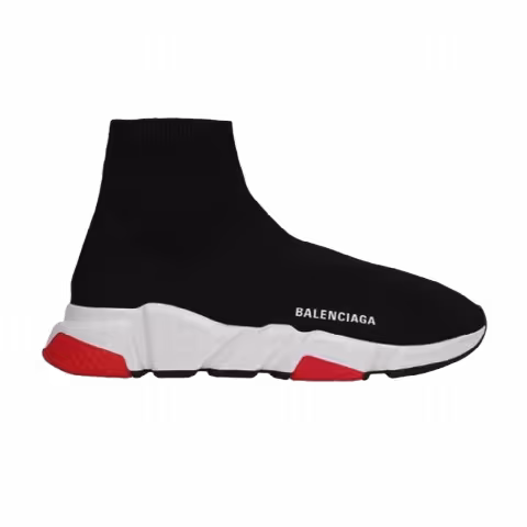 Balenciaga Speed Trainer Mid 'Black Red' 2017