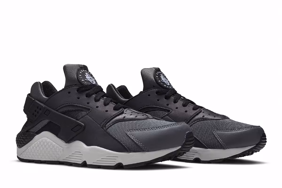 Nike Air Huarache Premium Dark Grey Black, view 9