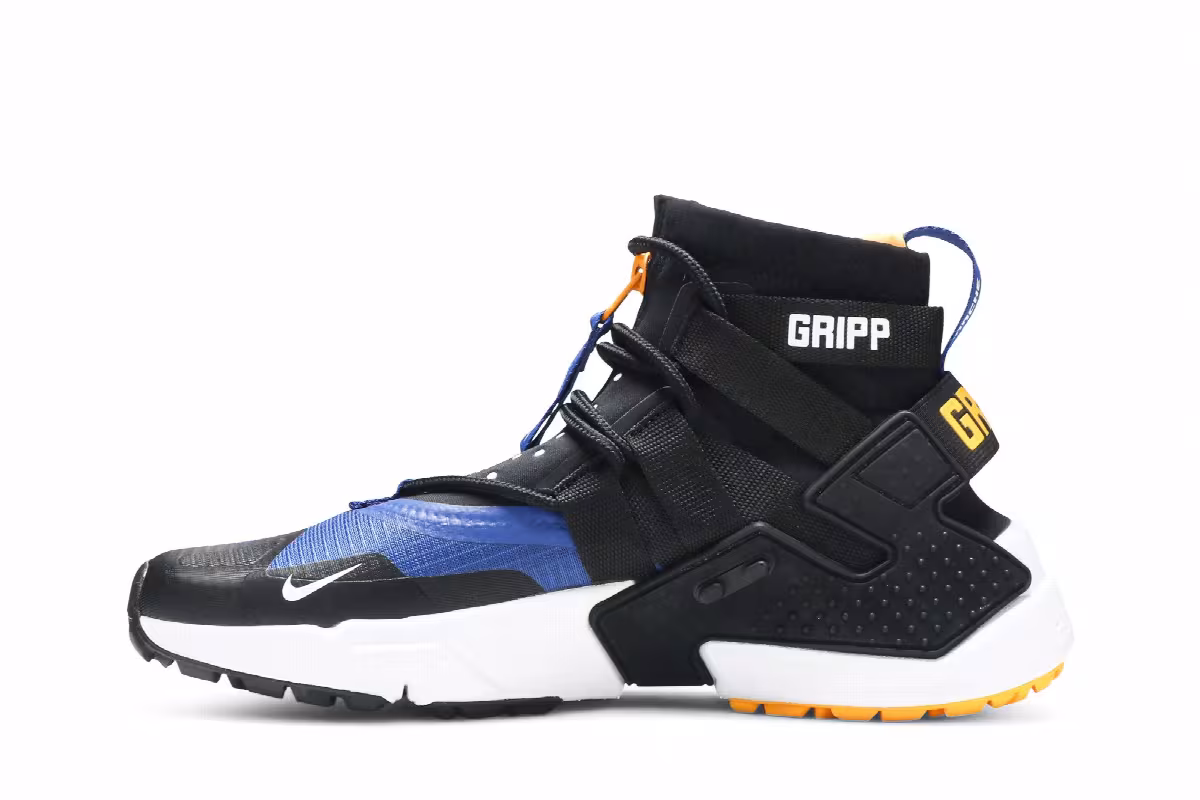 Nike Air Huarache Gripp Black Indigo, view 4