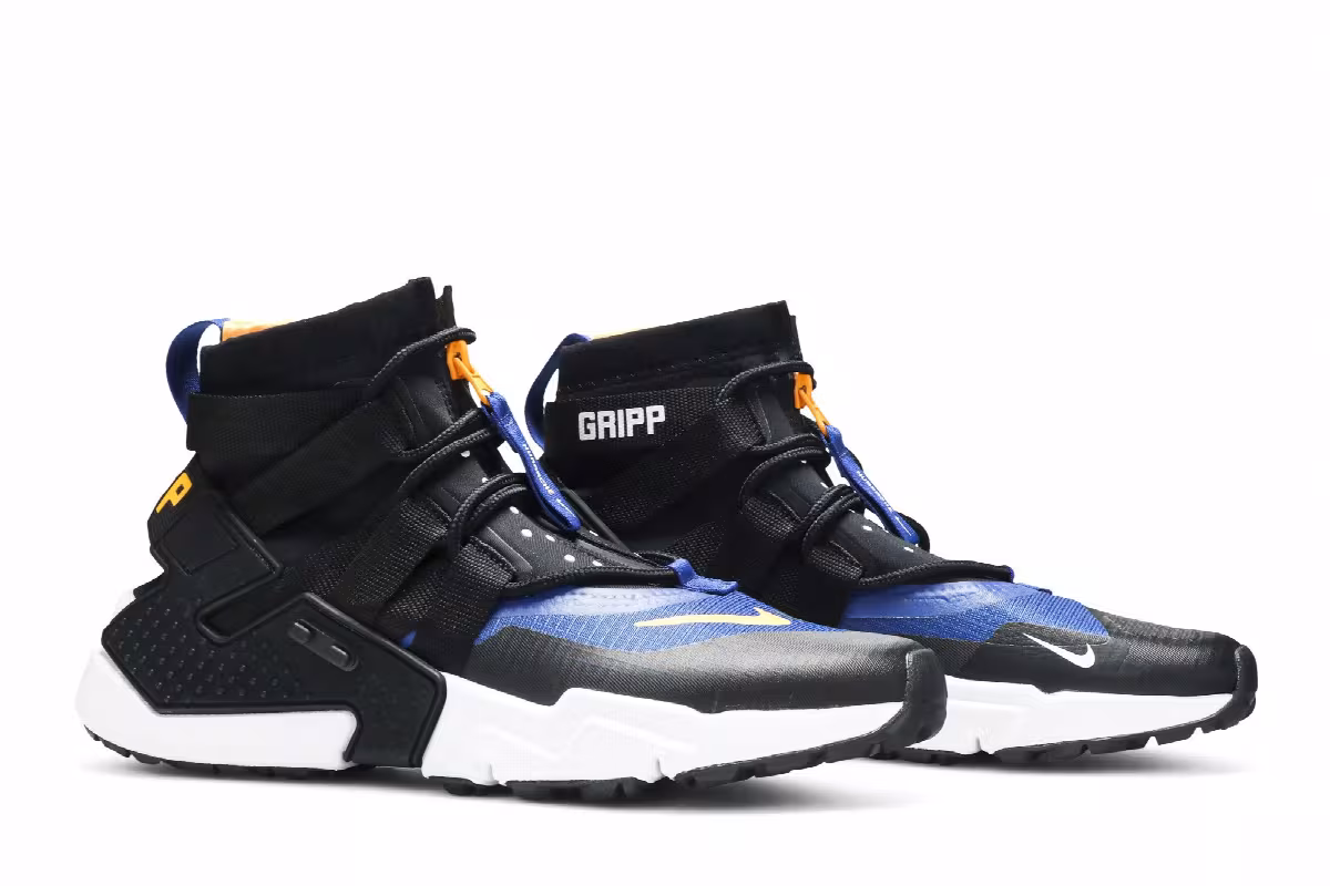 Nike Air Huarache Gripp Black Indigo, view 9