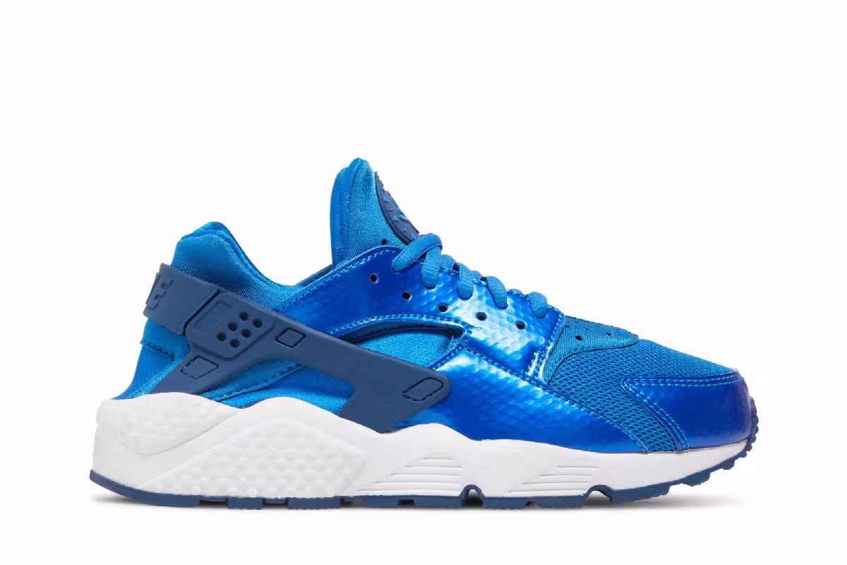 Nike Air Huarache Metallic Blue, view 2