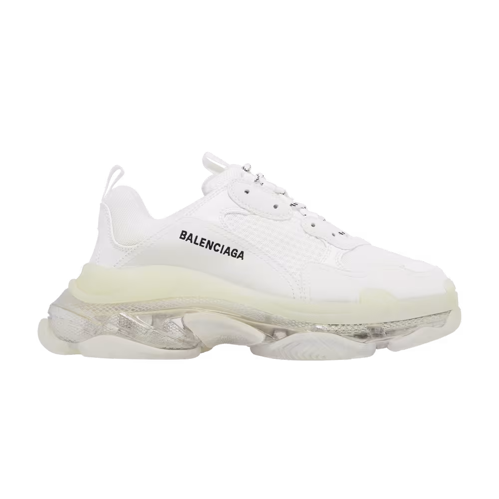 Balenciaga Triple S Sneaker Clear Sole - White