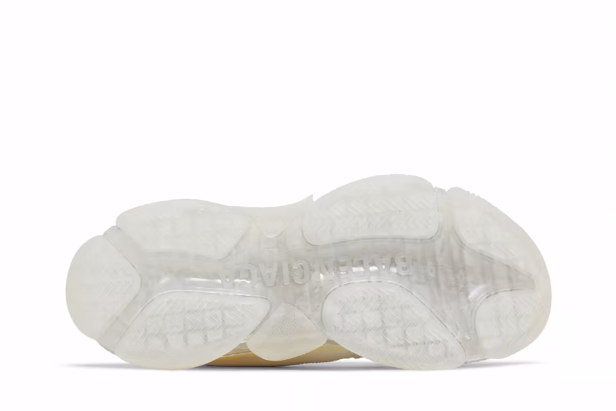Balenciaga Triple S Sneaker Clear Sole - White, view 5